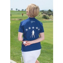 Damen Golf Polo Shirt Brittigan VIP navy
