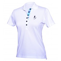 Brittigan Damen Golf Polo Shirt Myrtle weiß blau