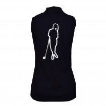 Brittigan Damen Golf Polo Shirt Jil ärmellos schwarz