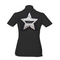 Brittigan Damen Golf Polo Star schwarz