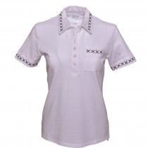 Brittigan Damen Golf Polo Shirt Xena mit Arm weiss