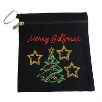Brittigan Weihnachts Accessoire Bag Merry Golfmas schwarz